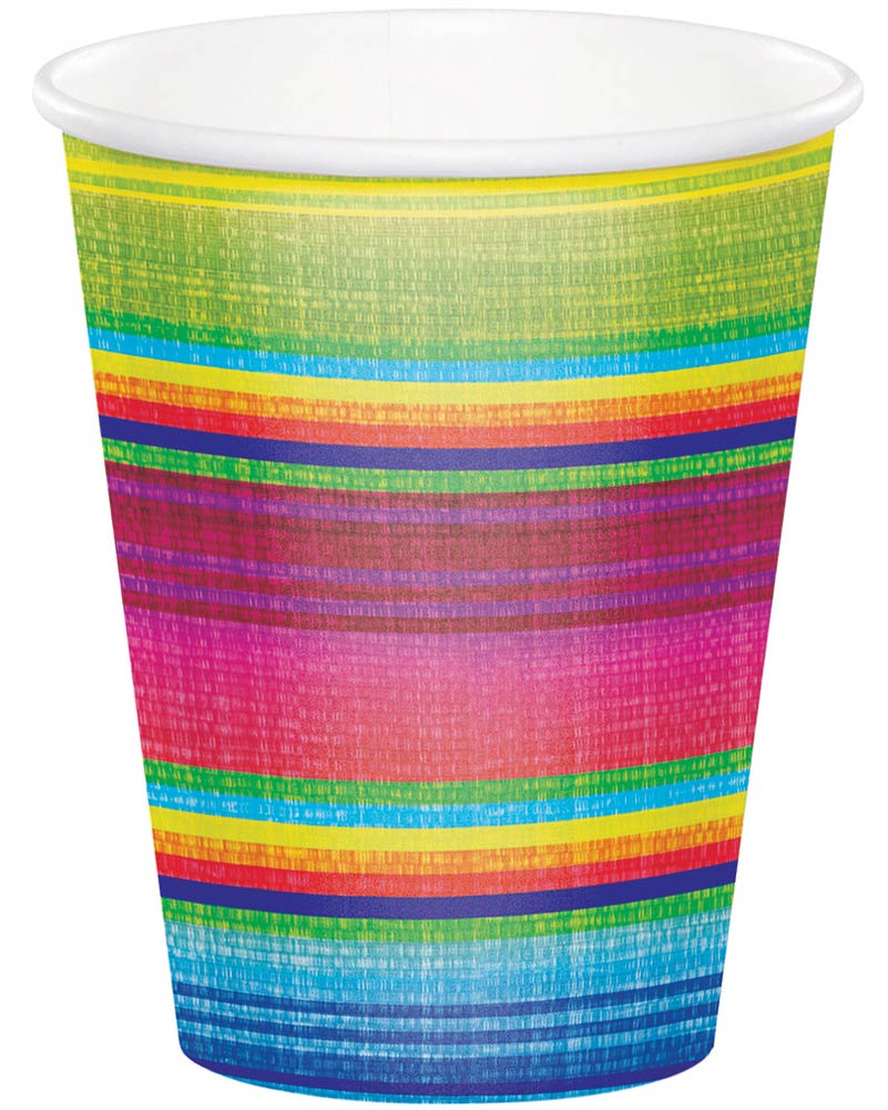Serape 266ml Paper Cups Pack of 8