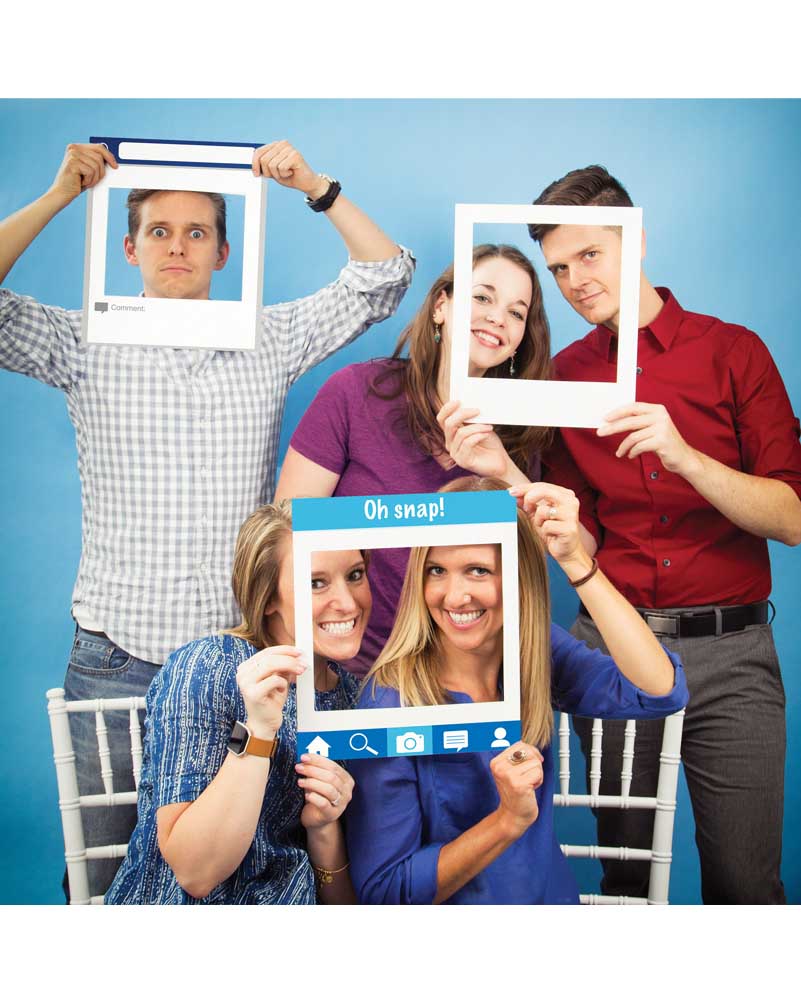 Social Snaps Assorted Photo Frames Pack of 3