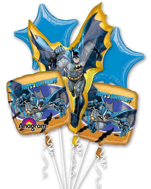 Batman Balloon Bouquet Pack of 5