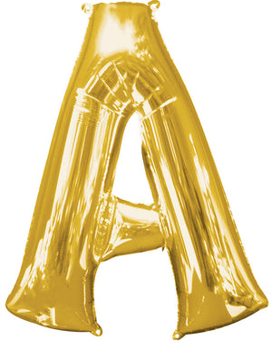 Gold 40cm Letter A Balloon