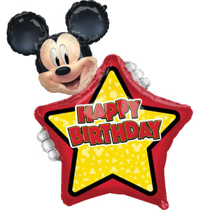 SuperShape Personalized XL Mickey Mouse Forever Happy Birthday P40