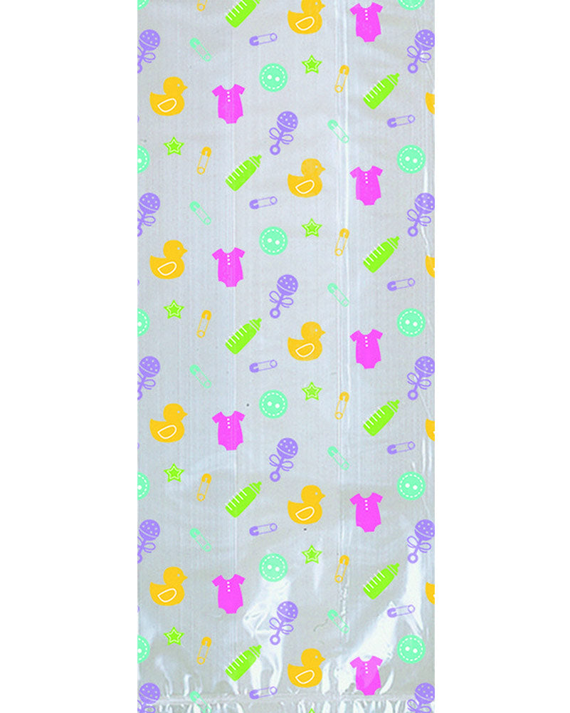 Baby Shower Cello Bags Neutral Pack of 20