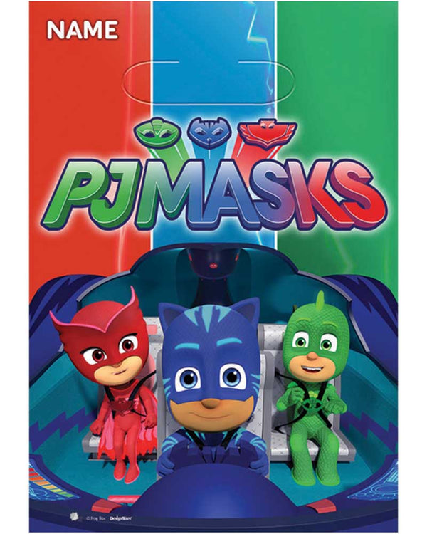 PJ Masks Lolly Bags Pack of 8