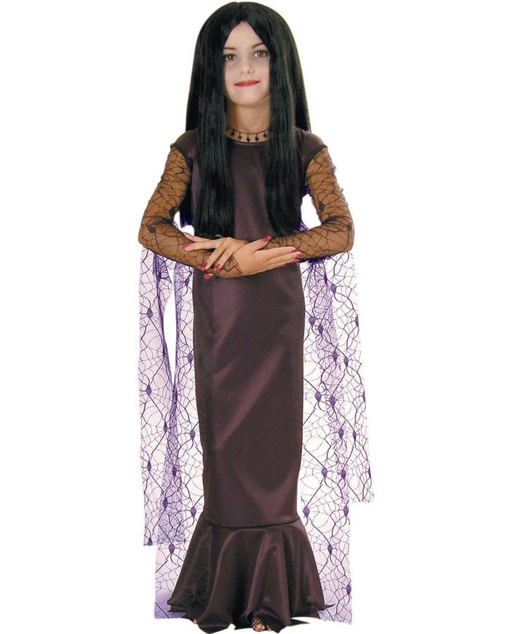 The Addams Family Morticia Girls Costume