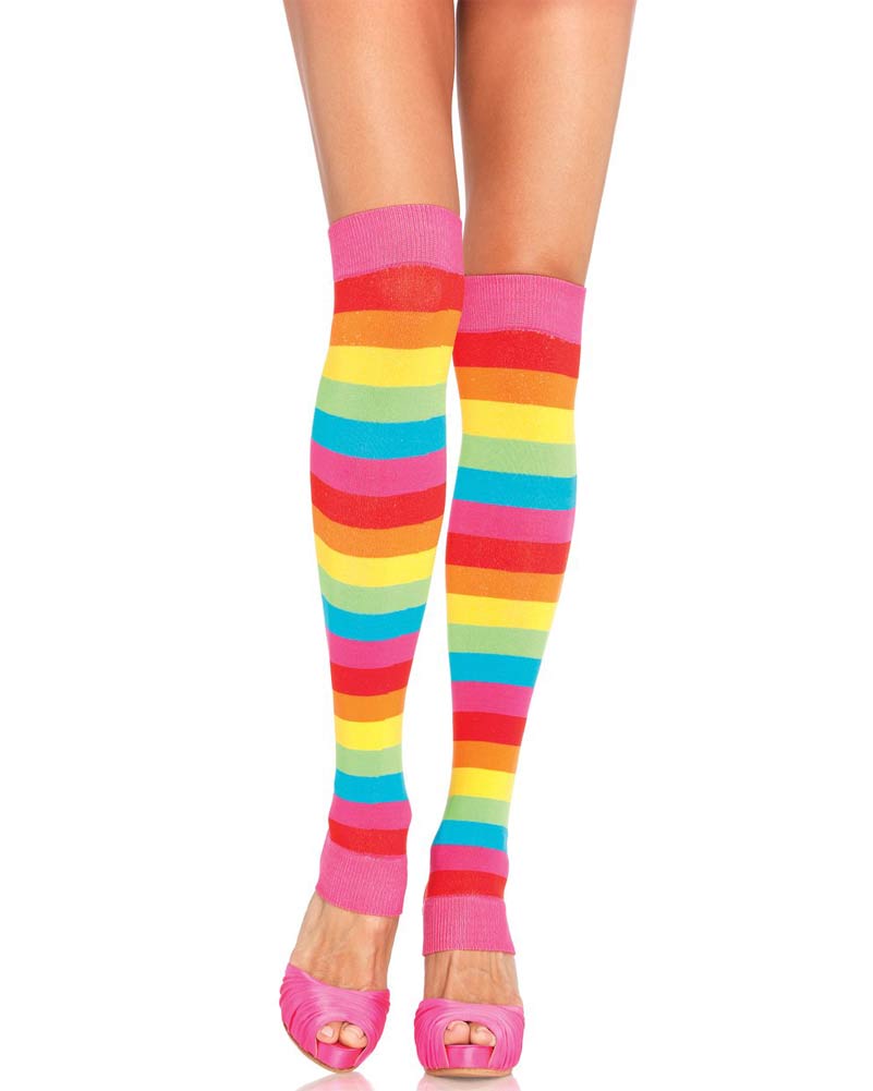 Rainbow Leg Warmers