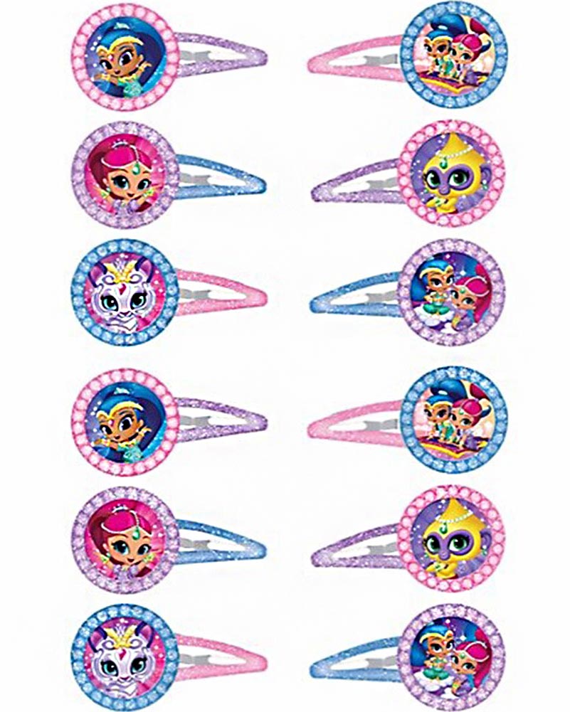 Shimmer and Shine Barrette Favors Pack of 12
