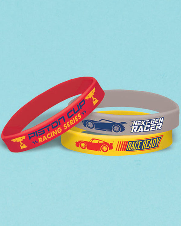 Disney Cars 3 Wristband Favours Pack of 6