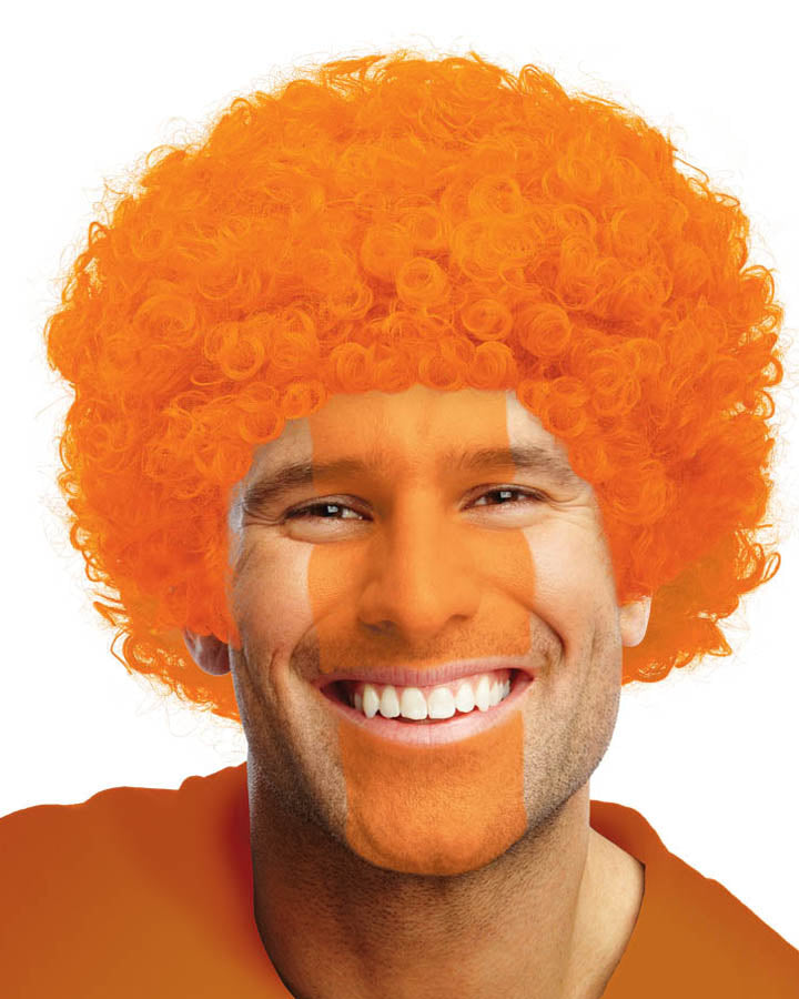 Curly Orange Wig
