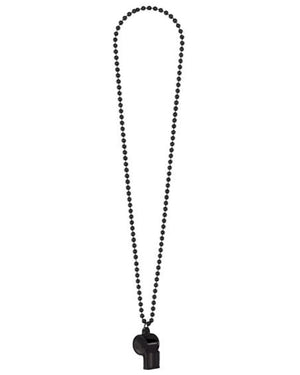 Black Whistle Chain Necklace