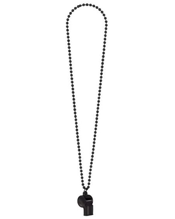 Black Whistle Chain Necklace