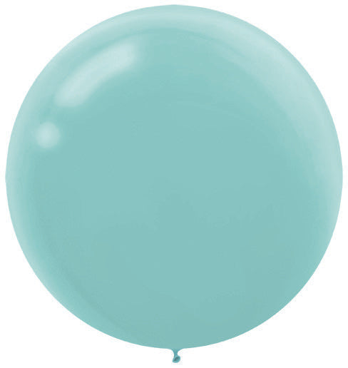 Latex Balloons 60cm 4 Pack Robins-egg Blue Pack of 4