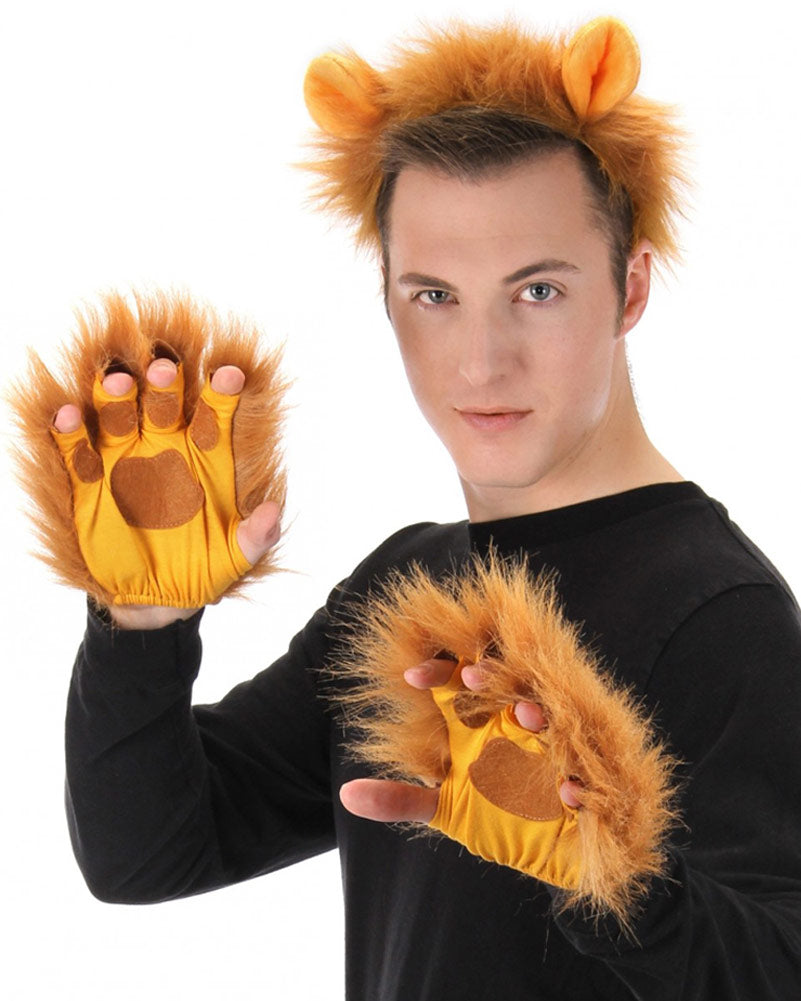 Lion Brown Fingerless Paws