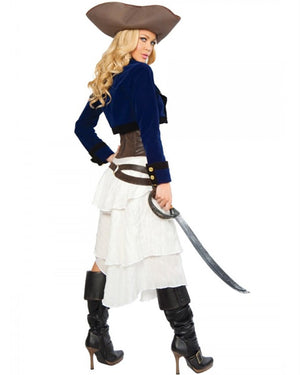 Colonial Pirate Deluxe Womens Costume
