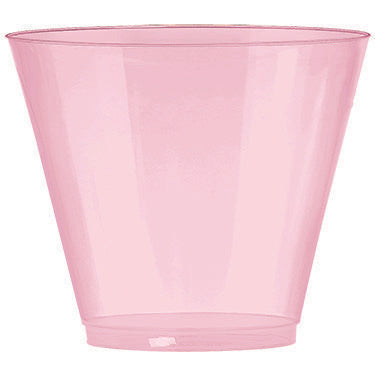 Big Party Pack 266ml Plastic Tumblers New Pink Pack of 72
