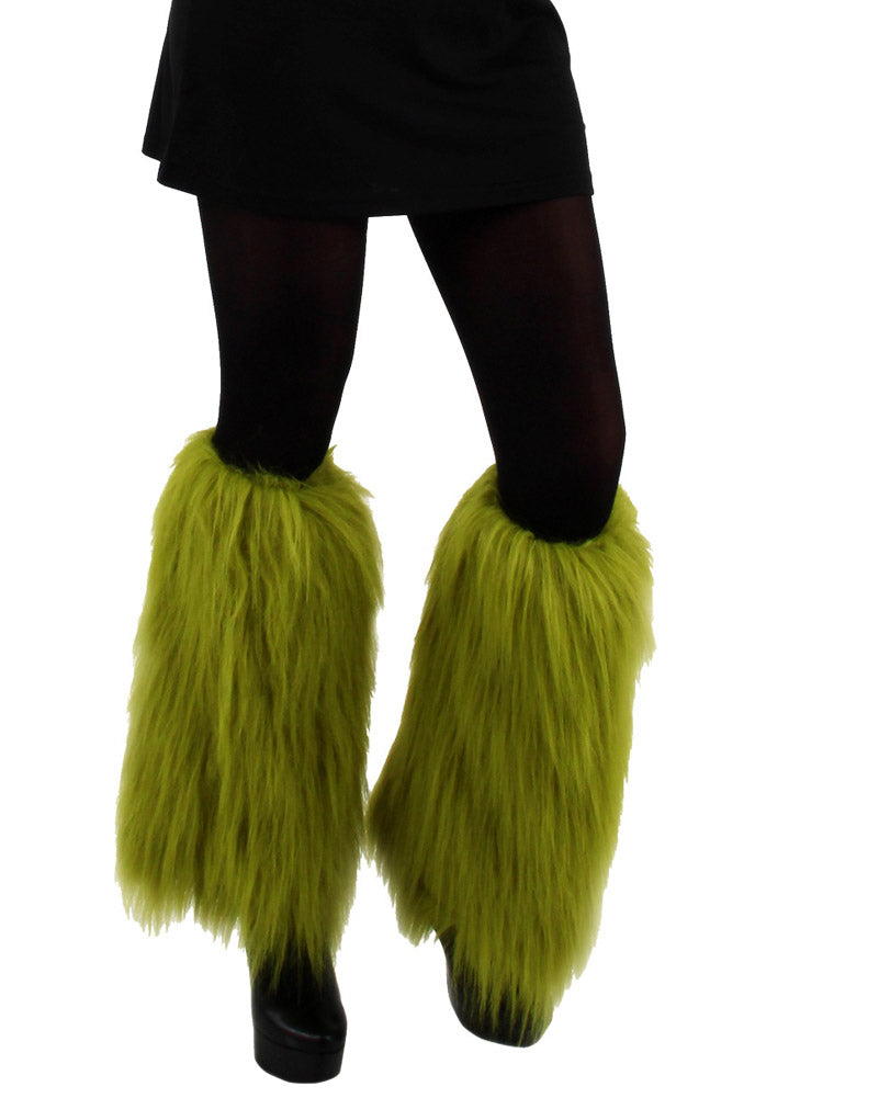 Dr Seuss The Grinch Fuzzy Leg Warmers