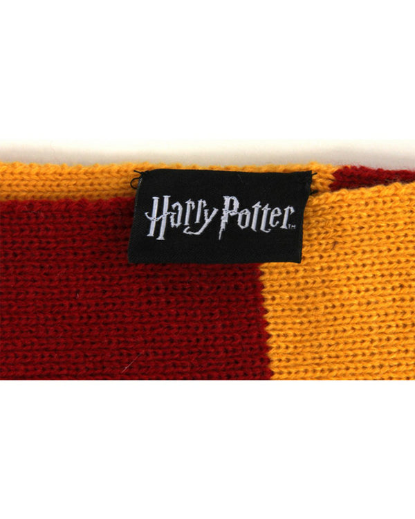 Harry Potter Gryffindor Patch Striped Scarf