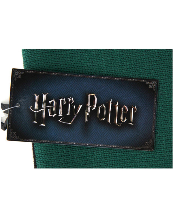 Harry Potter Slytherin Patch Striped Scarf