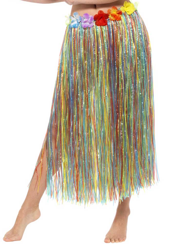 Multicoloured Hawaiian Hula Skirt