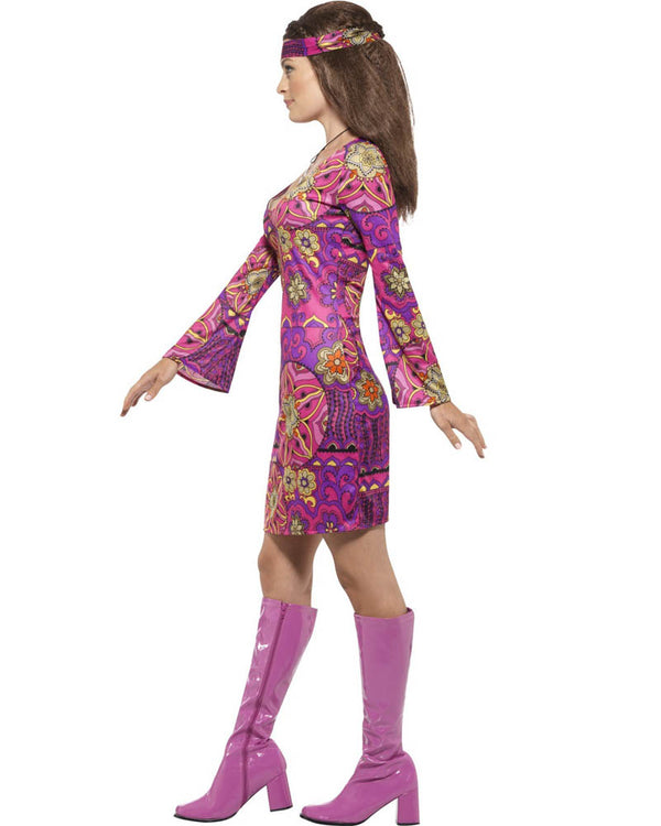 60s Woodstock Hippie Chick Womens Plus Size Costume