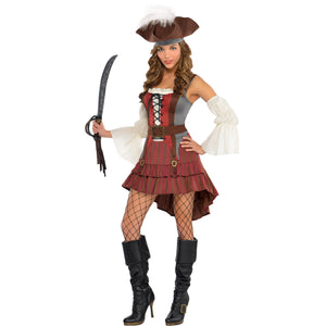 Castaway Pirate Womens Costume Size 10-12
