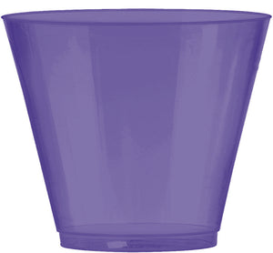 Big Party Pack 266ml Plastic Tumblers New Purple Pack of 72