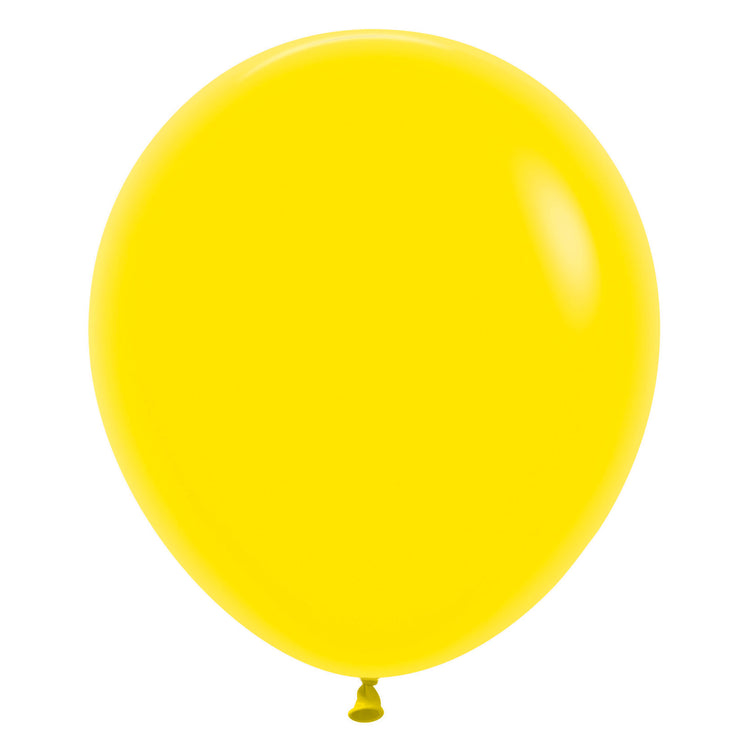 Sempertex 45cm Fashion Yellow Latex Balloons 020, 6PK Pack of 6