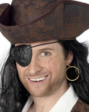 Pirate Eyepatch and Earring Set
