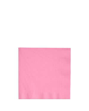 New Pink 2 Ply Beverage Napkins Pack of 20