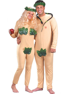 Adam and Eve Couples Adult Costume Set