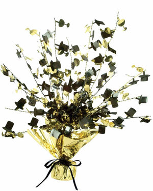 Hollywood Burst Centrepiece Black and Gold