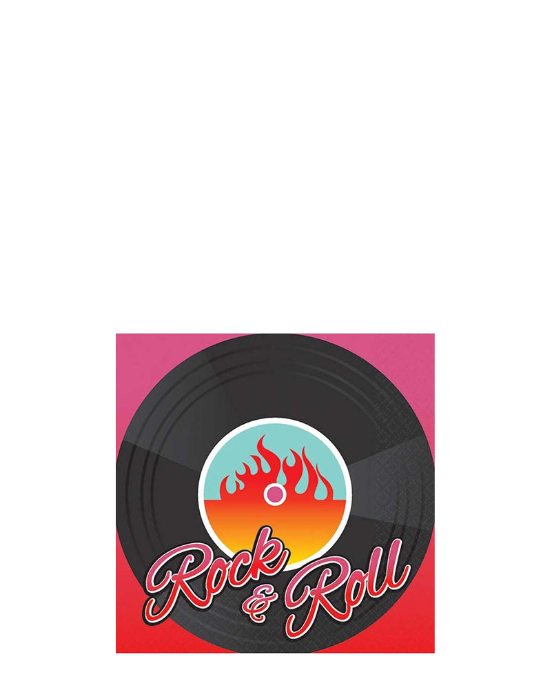 50s Beverage Party Napkins Pack of 16