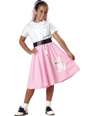 50s Poodle Skirt Girls Costume
