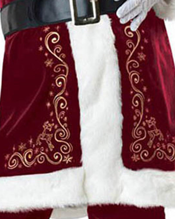 Elite Jolly Santa Mens Christmas Costume