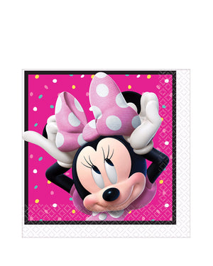 Disney Minnie Mouse Happy Helpers Lunch Napkin Pack of 16