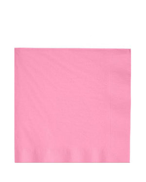 New Pink 2 Ply Lunch Napkins Pack of 20