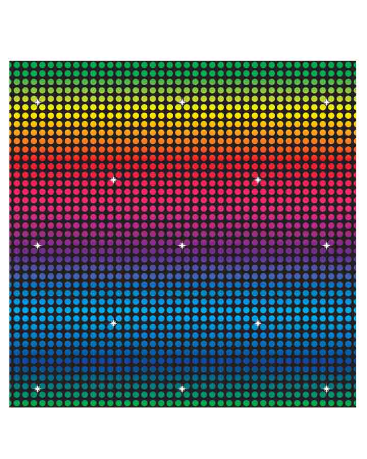 1970s Disco Backdrop 9m