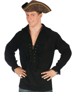 Black Pirate Adult Shirt