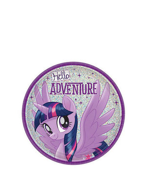 My Little Pony Friendship Adventure 17cm Round Plate Pack of 8
