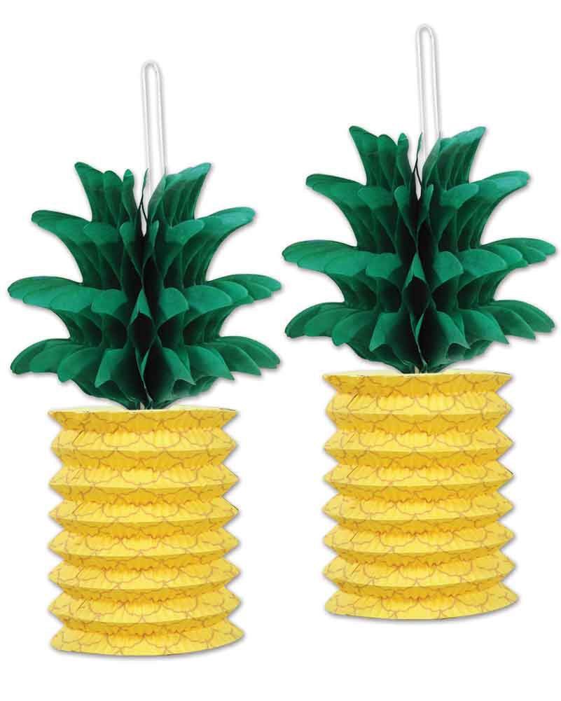 Pineapple Paper Lanterns 2 Pack
