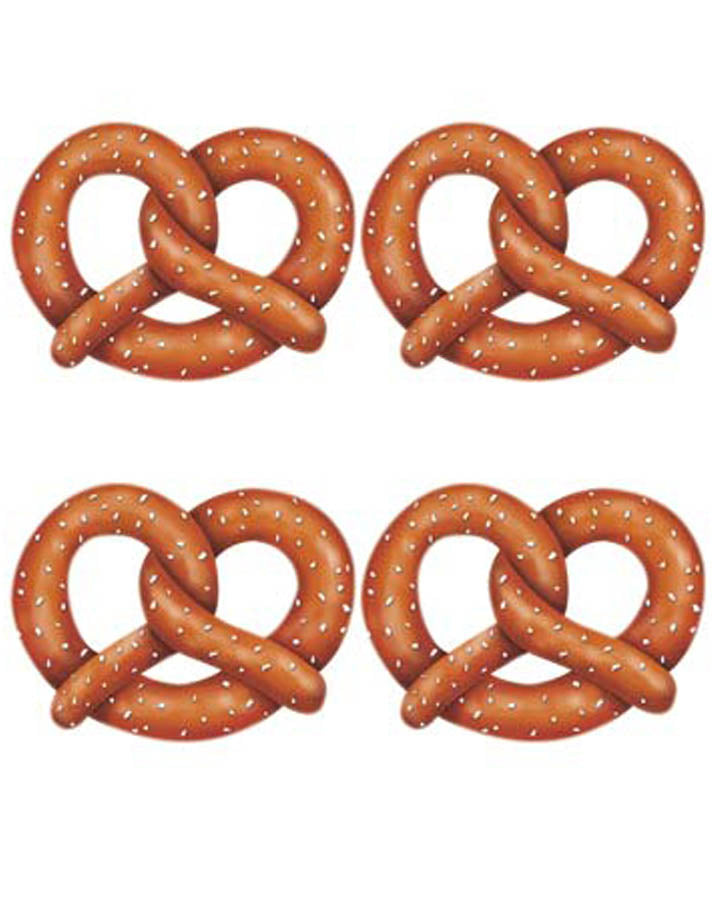 Oktoberfest Pretzel Cutouts 28cm