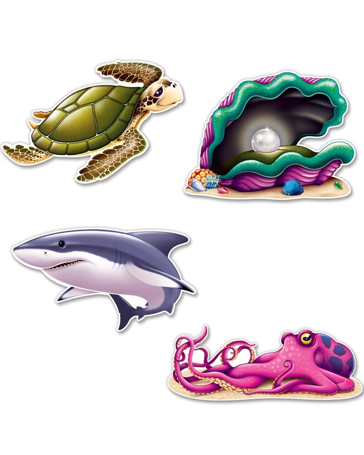 Under the Sea Creature Cutouts