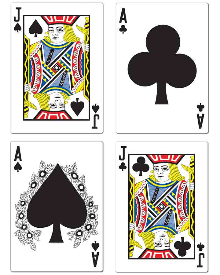 Blackjack Cutout Set