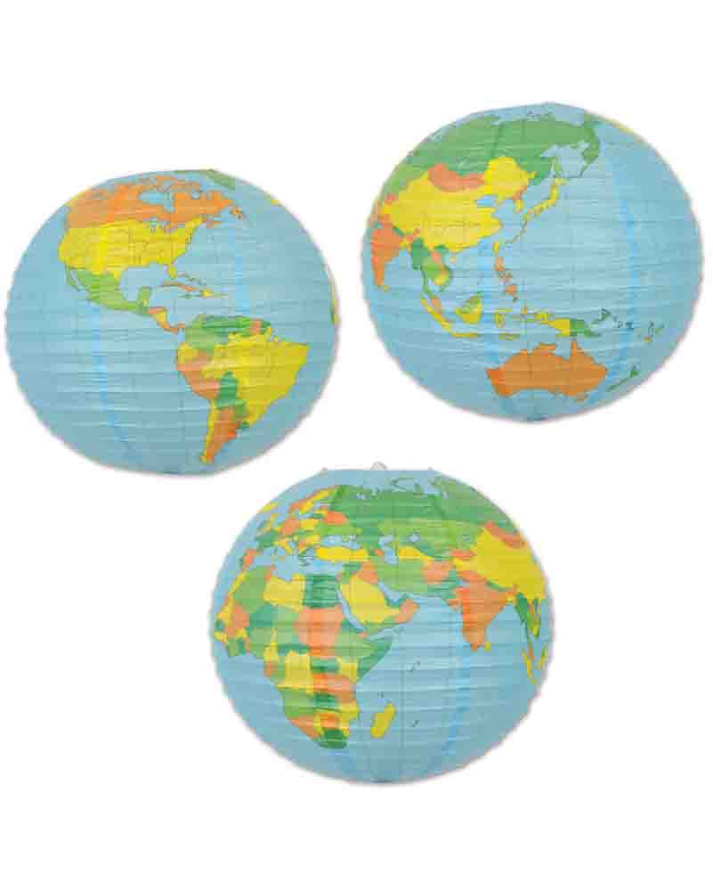 Globe Paper Lantern 38cm