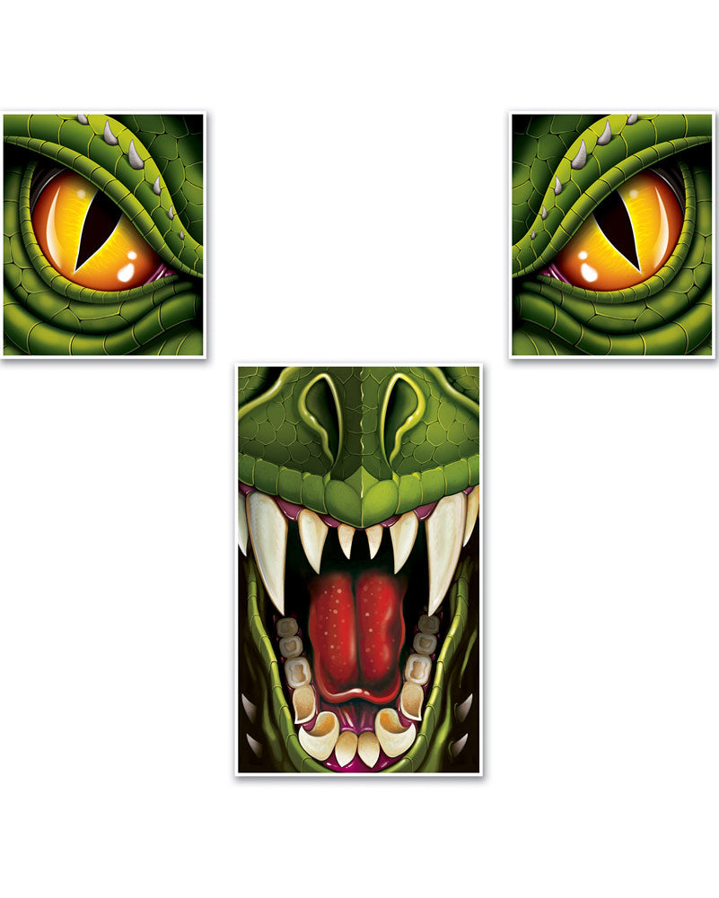 Fantasy Dragon Window and Door Decor Set