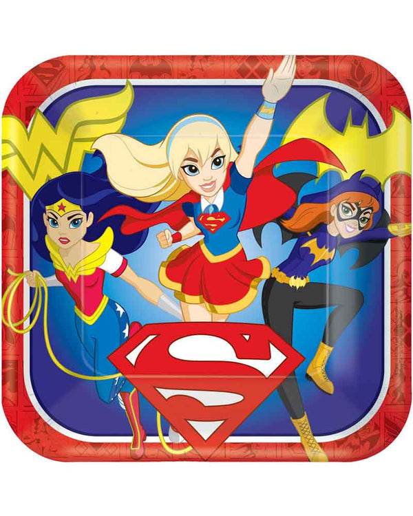 DC Super Hero Girls 23cm Party Plates Pack of 8