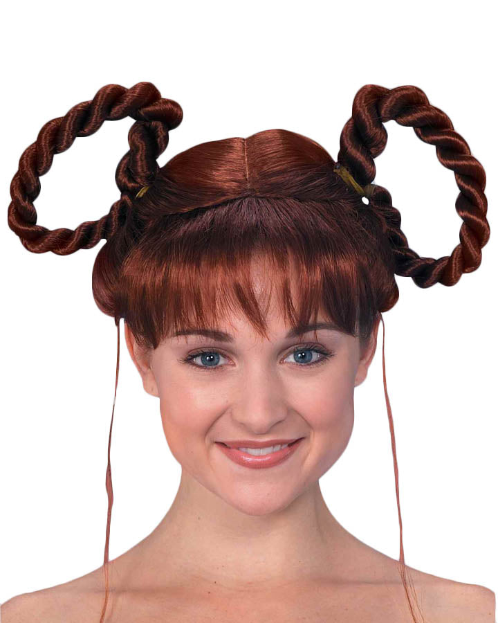 Heidi Plaited Auburn Wig