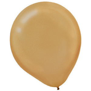 Gold Pearl 30cm Latex Balloon Pack of 15