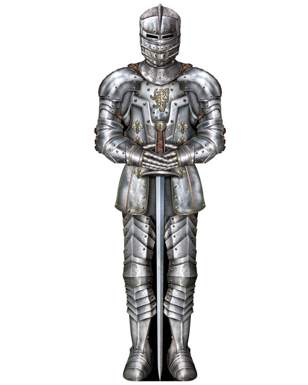 Jointed Medieval Knight Suit of Amour Cutout 1.8m