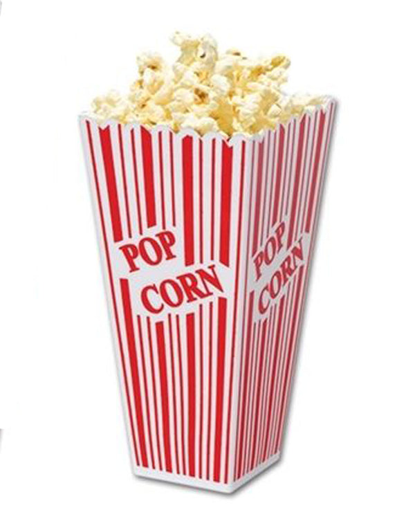 Hollywood Plastic Popcorn Box