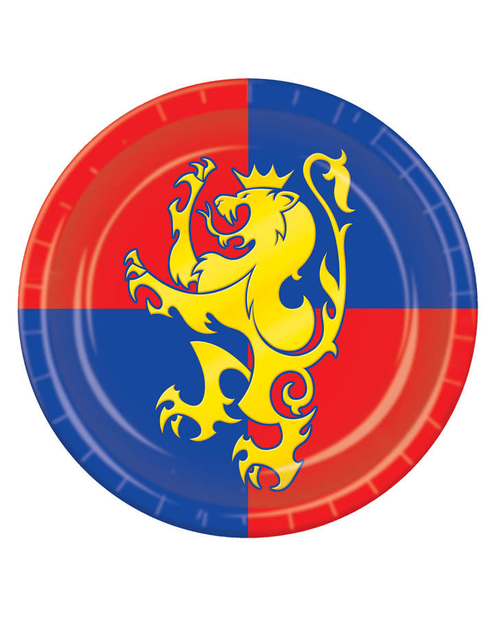 Medieval 23cm Party Plates Pack of 8